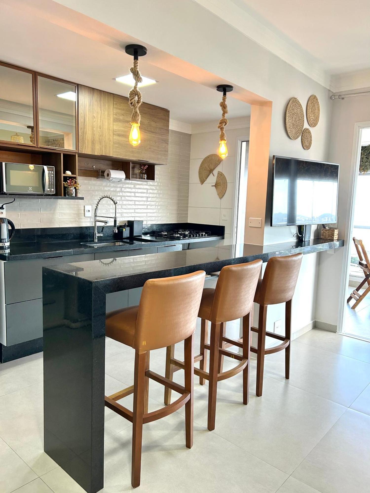 Apt Enseada Vista Mar Guaruja Luaran gambar